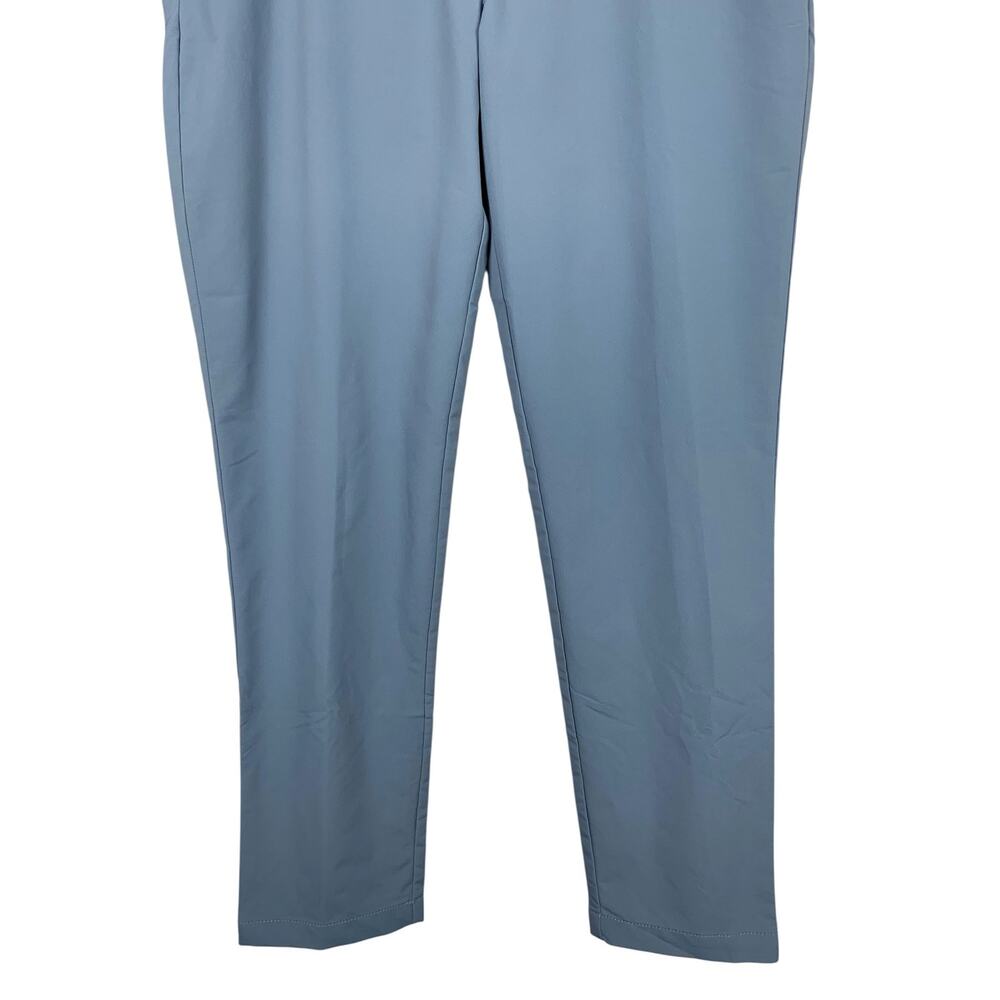 Banana Republic Slim Core Pants Ski Slate Blue Pockets Tech Fabric Men's 34 x 34 - Picture 3 of 8
